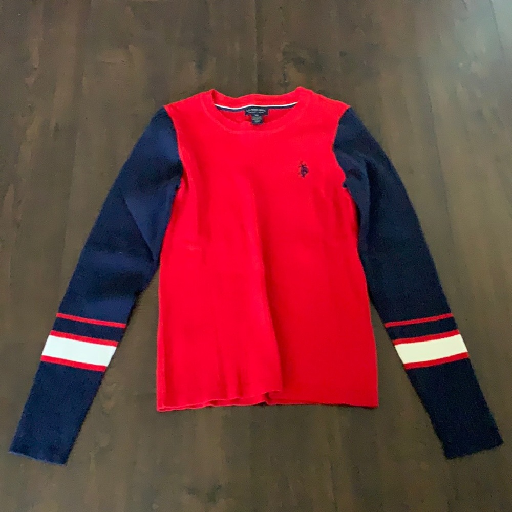 Polo Assn. Ribbed Knit Sweater (XS)